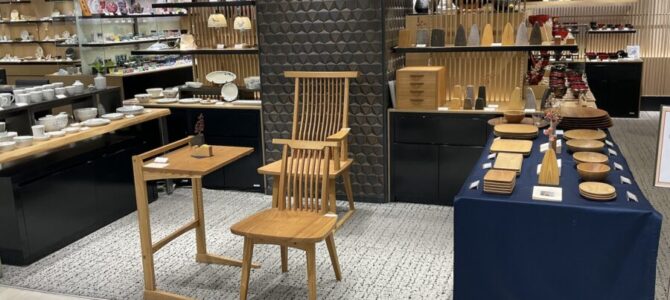 横浜高島屋7階 特選和食器 「 染付・木工2人展」無事に終了しました