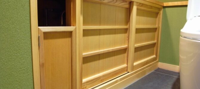 銀座お鮨屋さん トイレ収納